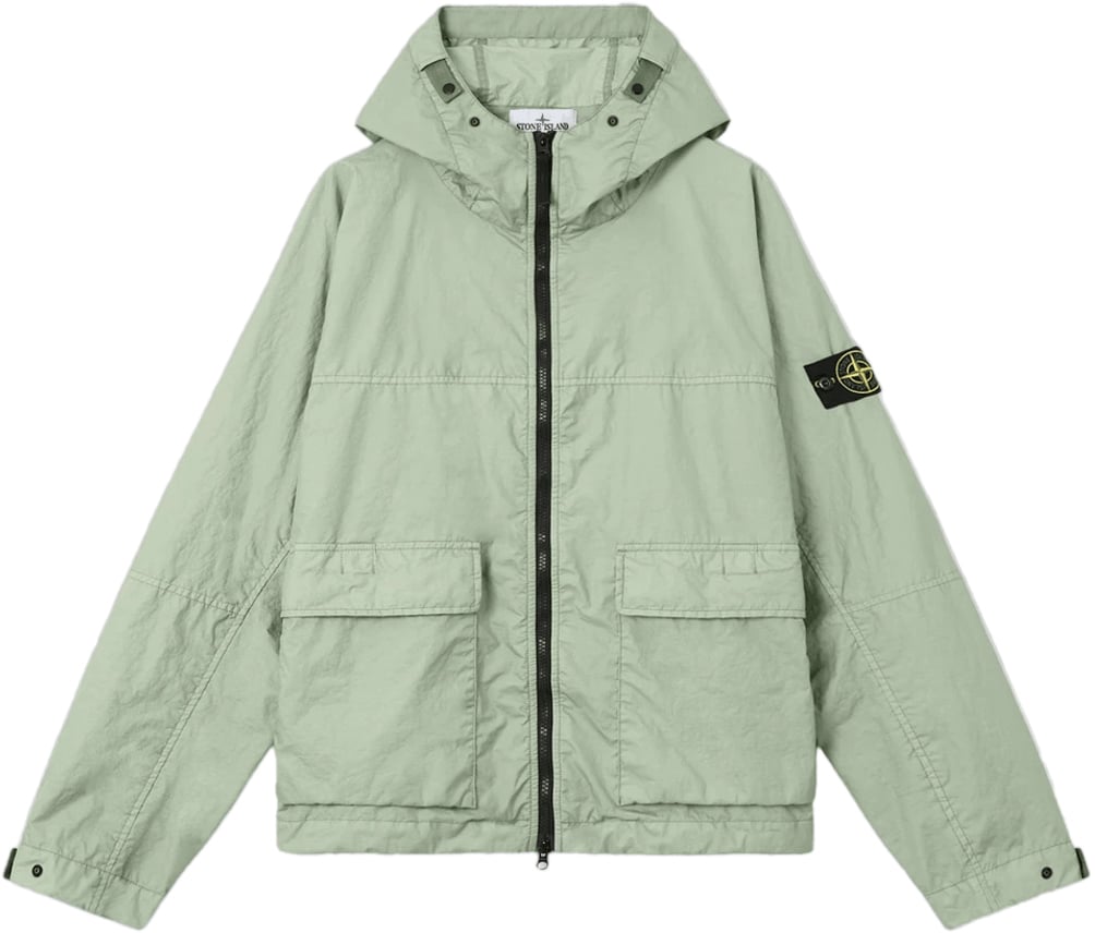 Stone Island MEMBRANA 3L TC KORTE PARKA SAGE Lime