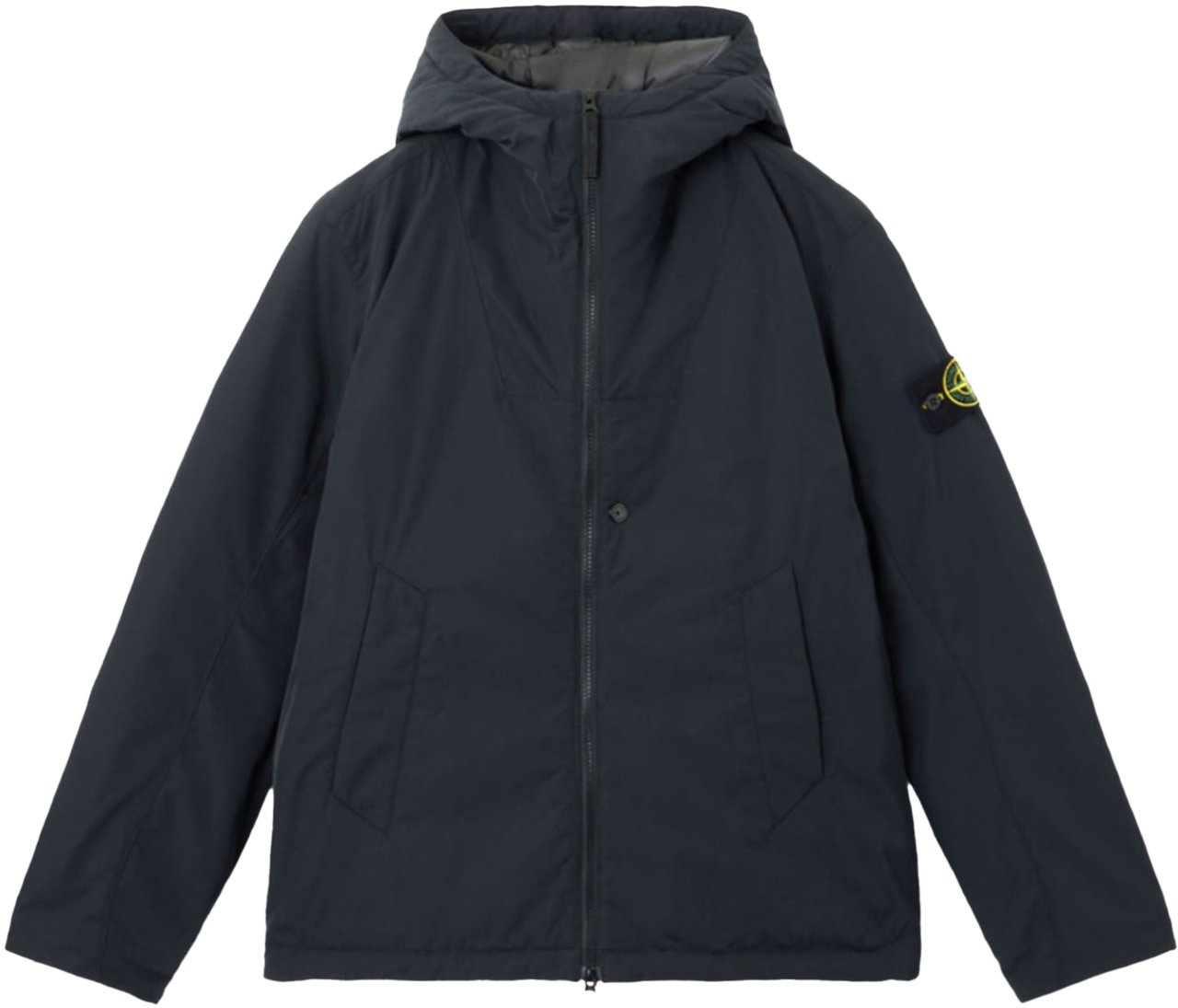 Stone Island MICRO TWILL JACKET BLACK Zwart