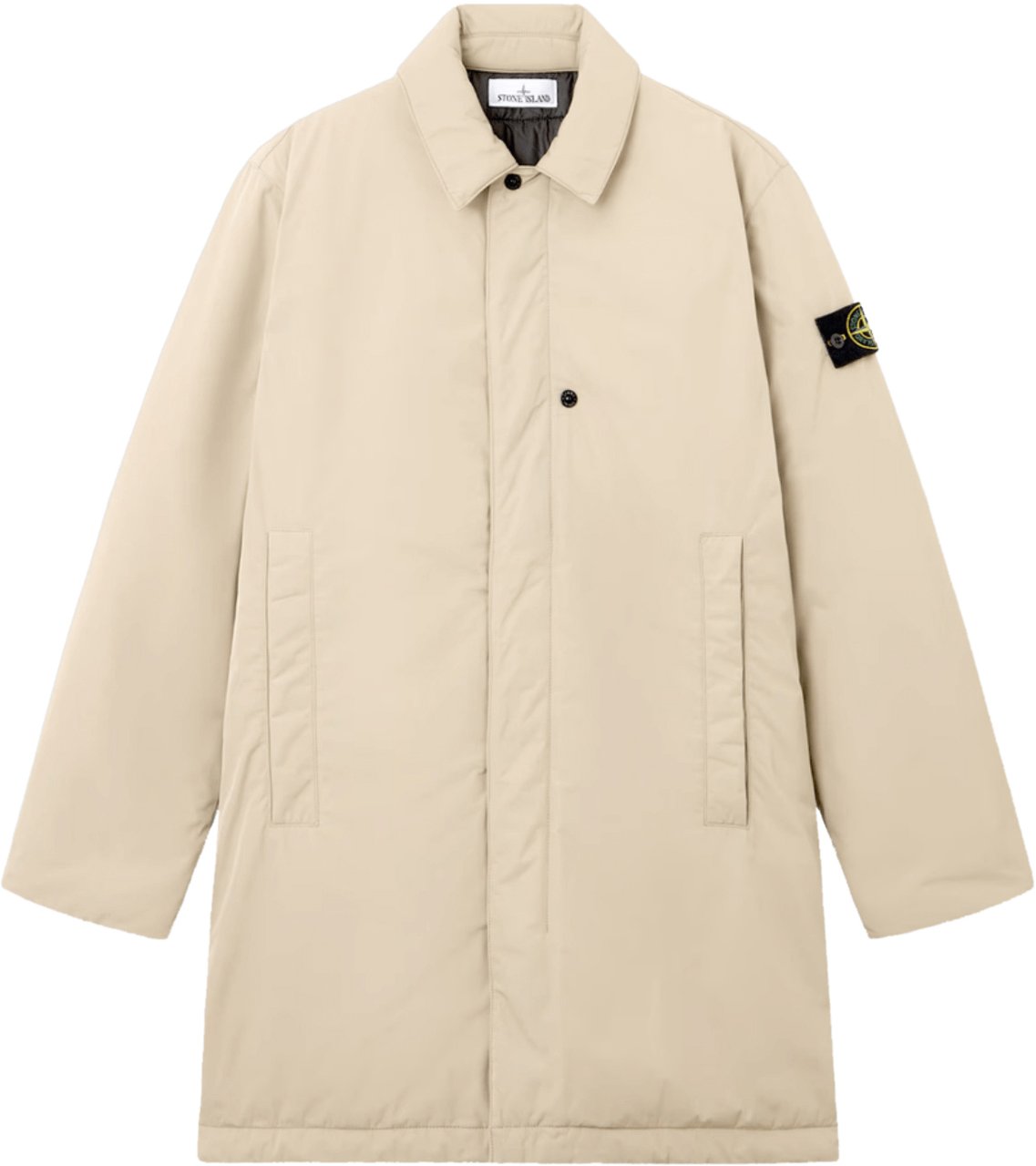 Stone Island MICRO TWILL LONG COAT DESERT Beige
