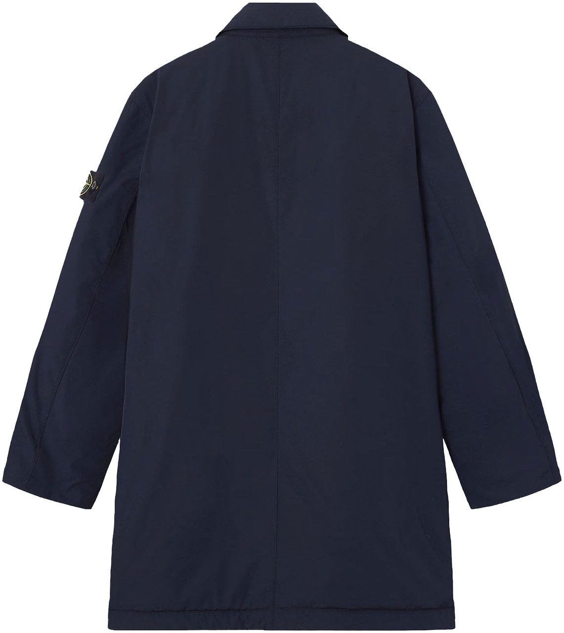 Stone Island MICRO TWILL LONG COAT NAVY BLUE Blauw