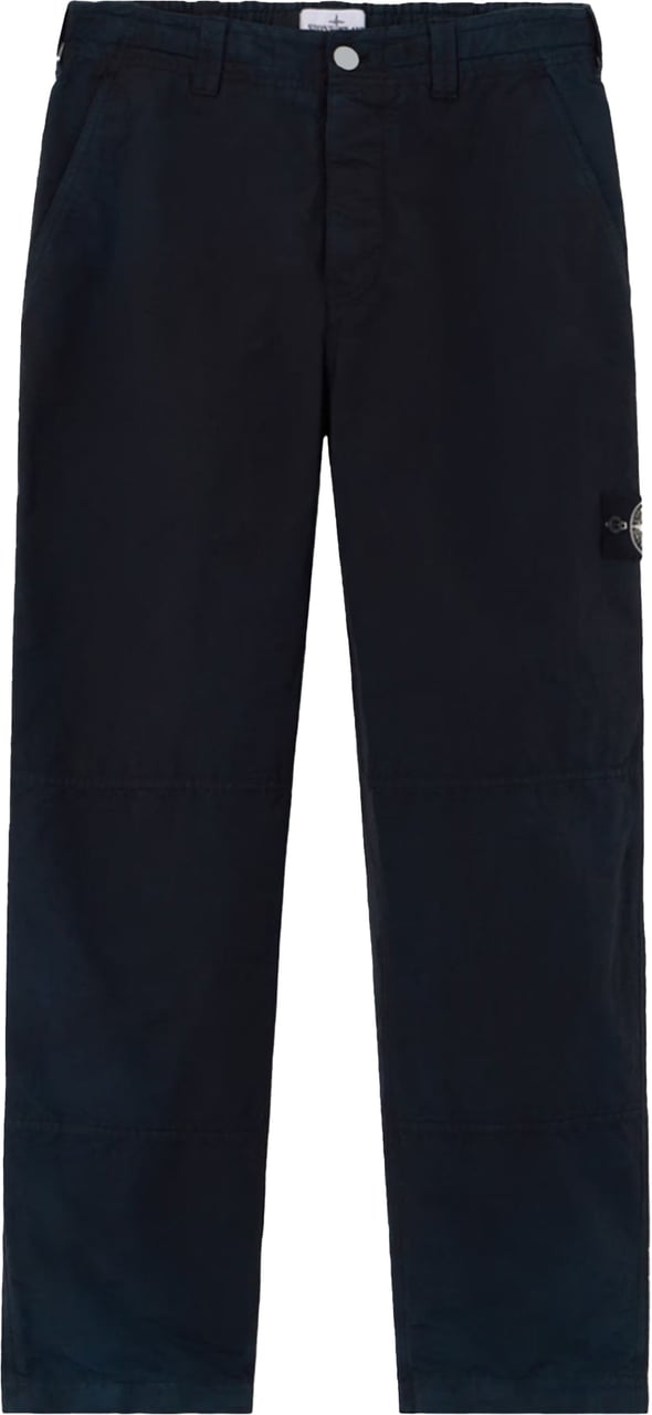 Stone Island NASLAN-TC CORROSION TREATMENT TROUSERS BLACK Zwart