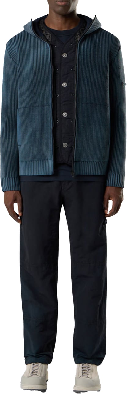 Stone Island NASLAN-TC CORROSION TREATMENT TROUSERS BLACK Zwart