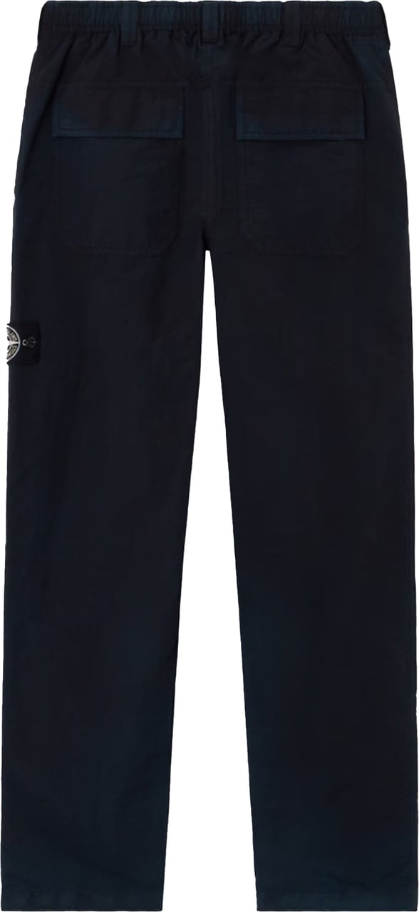 Stone Island NASLAN-TC CORROSION TREATMENT TROUSERS BLACK Zwart