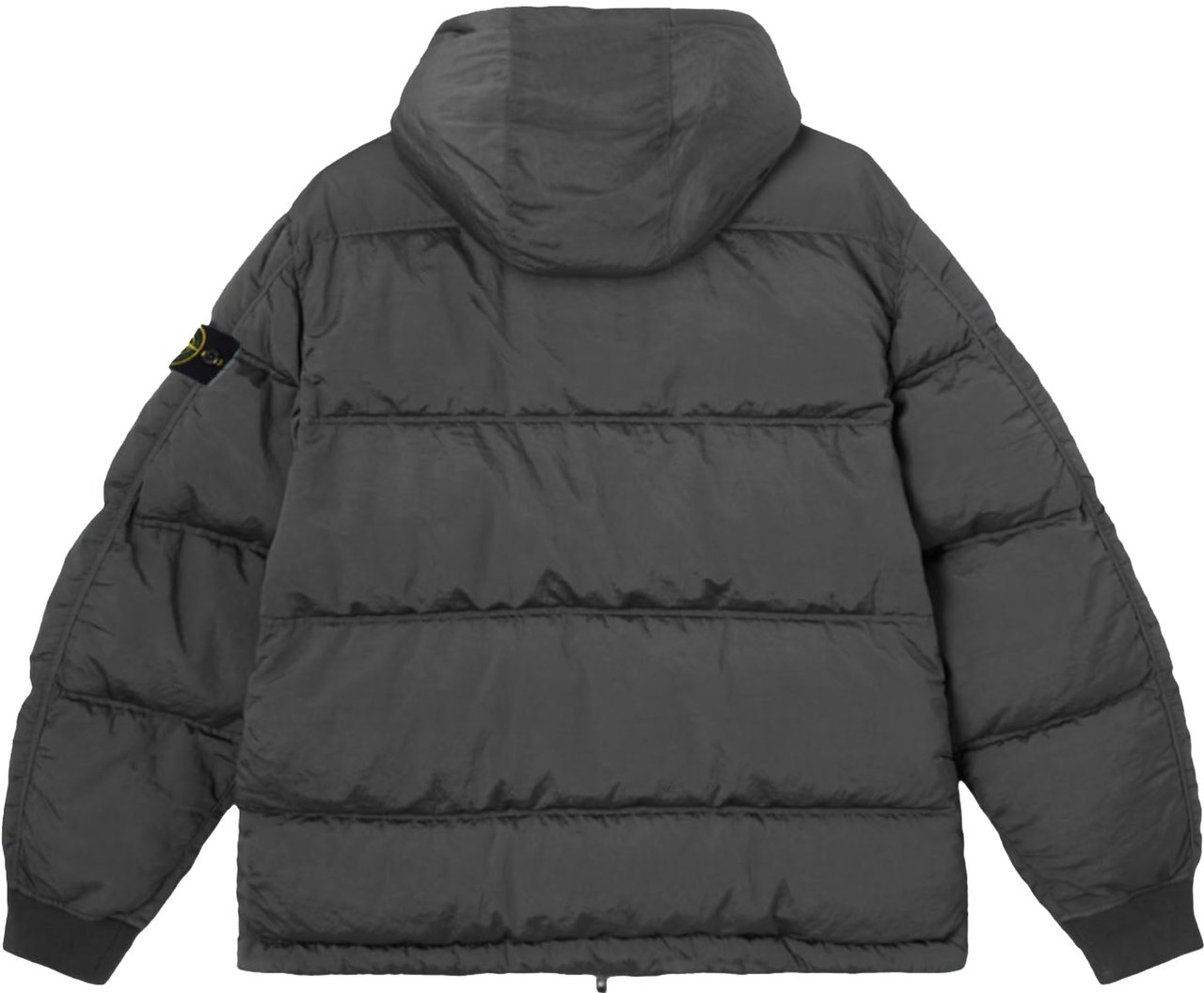 Stone Island NYLON METAL IN ECONYL® REGENERATED NYLON JACKET LEAD GREY Grijs