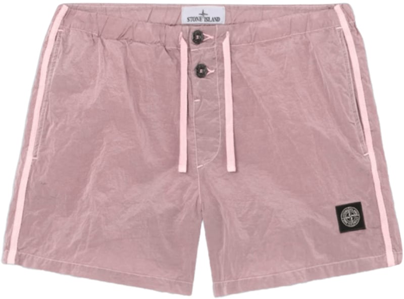 Stone Island NYLON METAL IN ECONYL REGENERATED NYLON SWIM SHORTS OLEANDER Roze