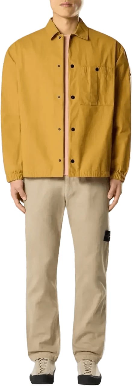 Stone Island OUD EFFECT BIOLOGISCHE PANAMA KATOENEN BROEK WOESTIJNZAND Beige
