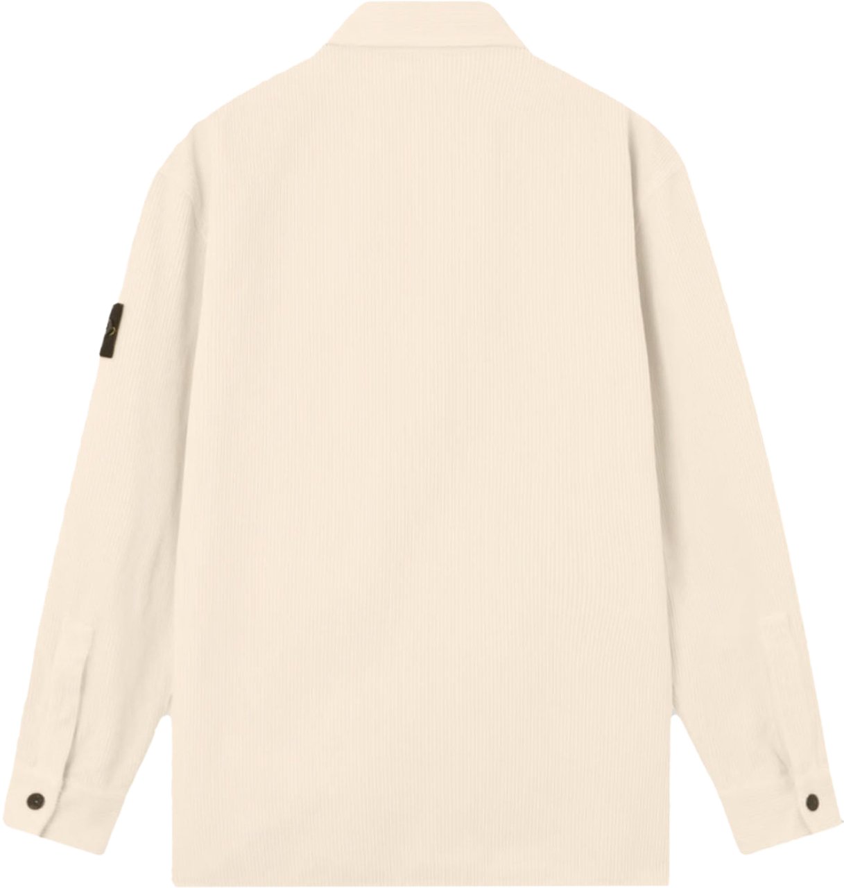 Stone Island ORGANIC COTTON CORDUROY 800 SHIRTS IVORY Wit
