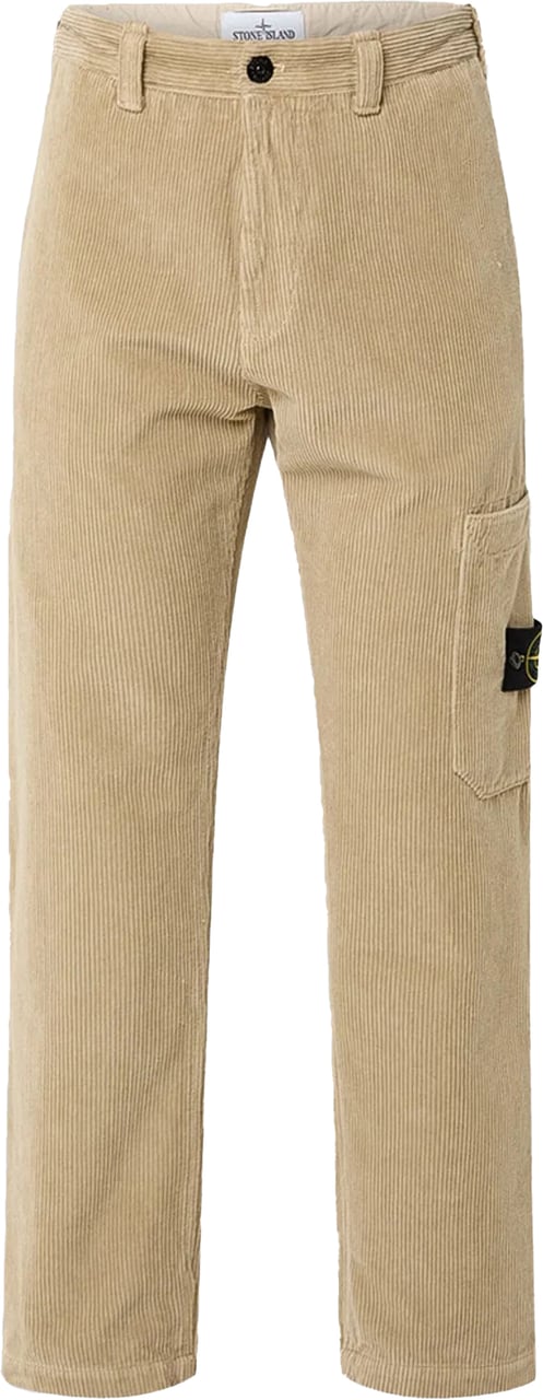 Stone Island ORGANIC COTTON CORDUROY 800 TROUSERS DESERT Beige
