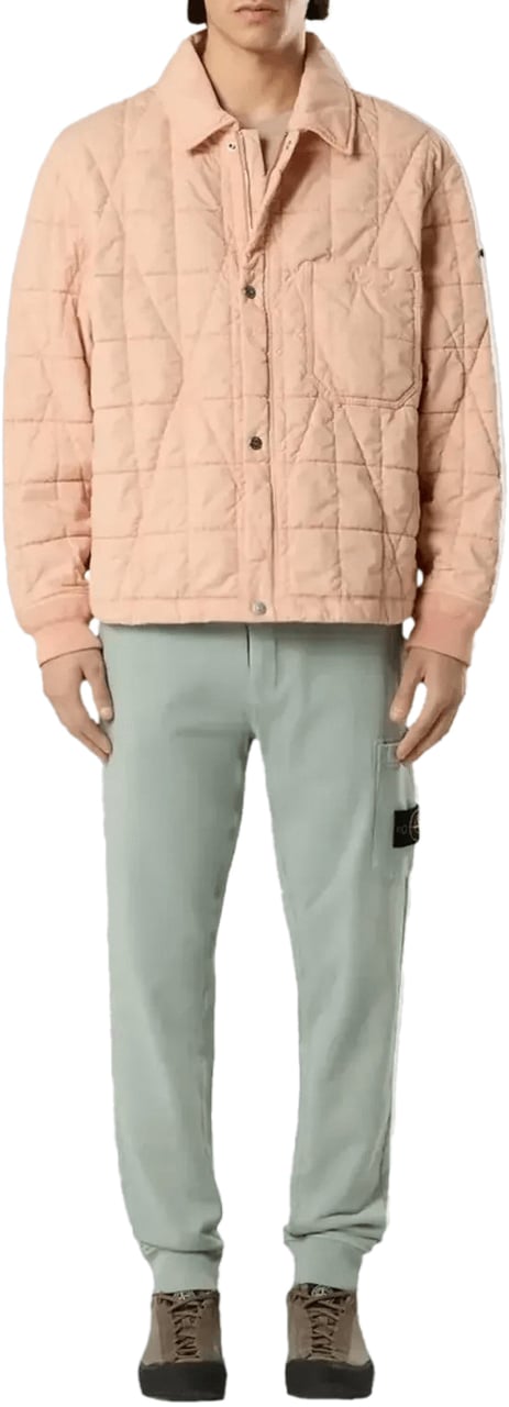Stone Island Sweatbroek van biologisch katoen fleece in de kleur saliegroen Lime