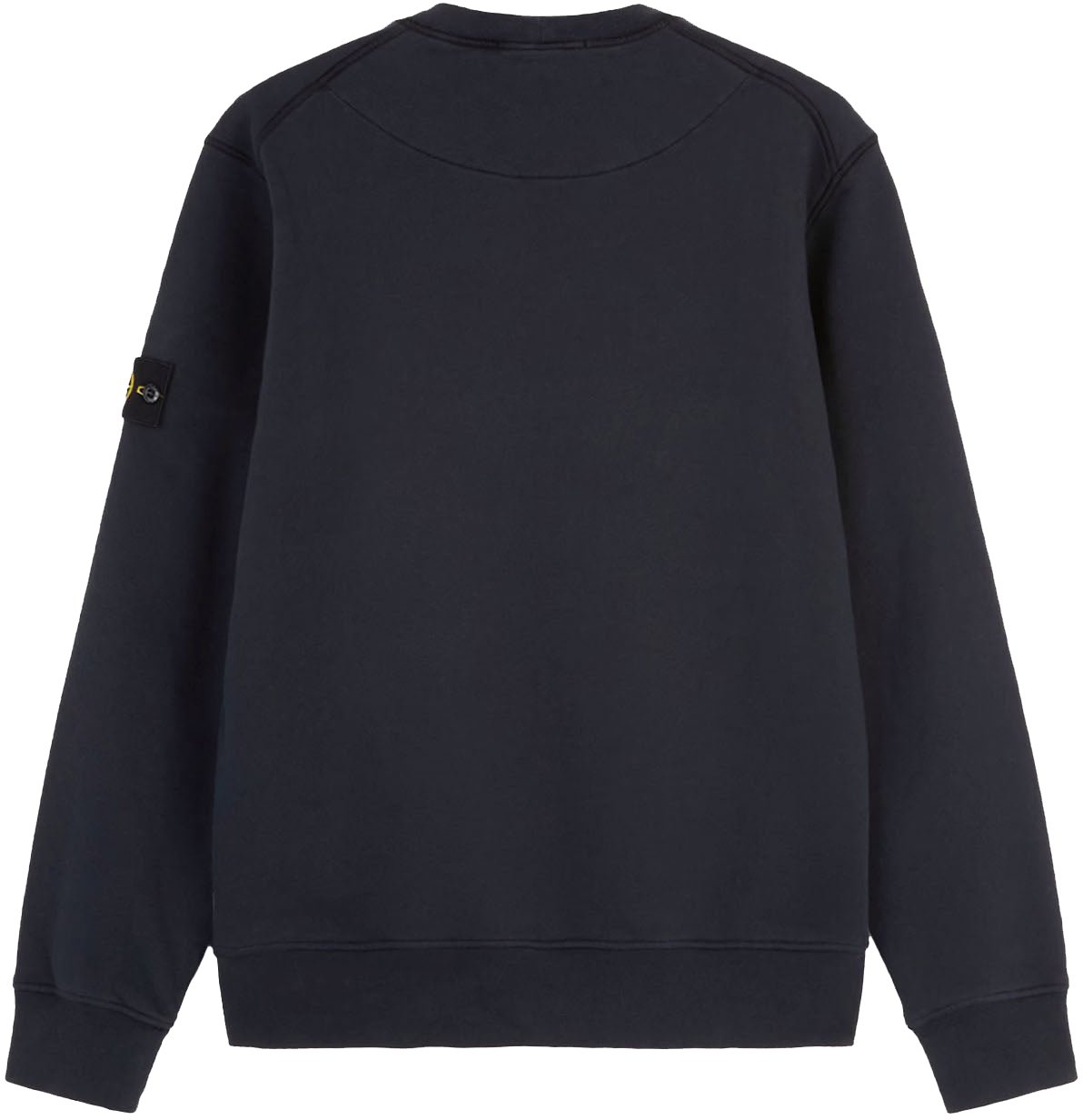 Stone Island ORGANIC COTTON FLEECE SWEATSHIRT NAVY BLUE Blauw