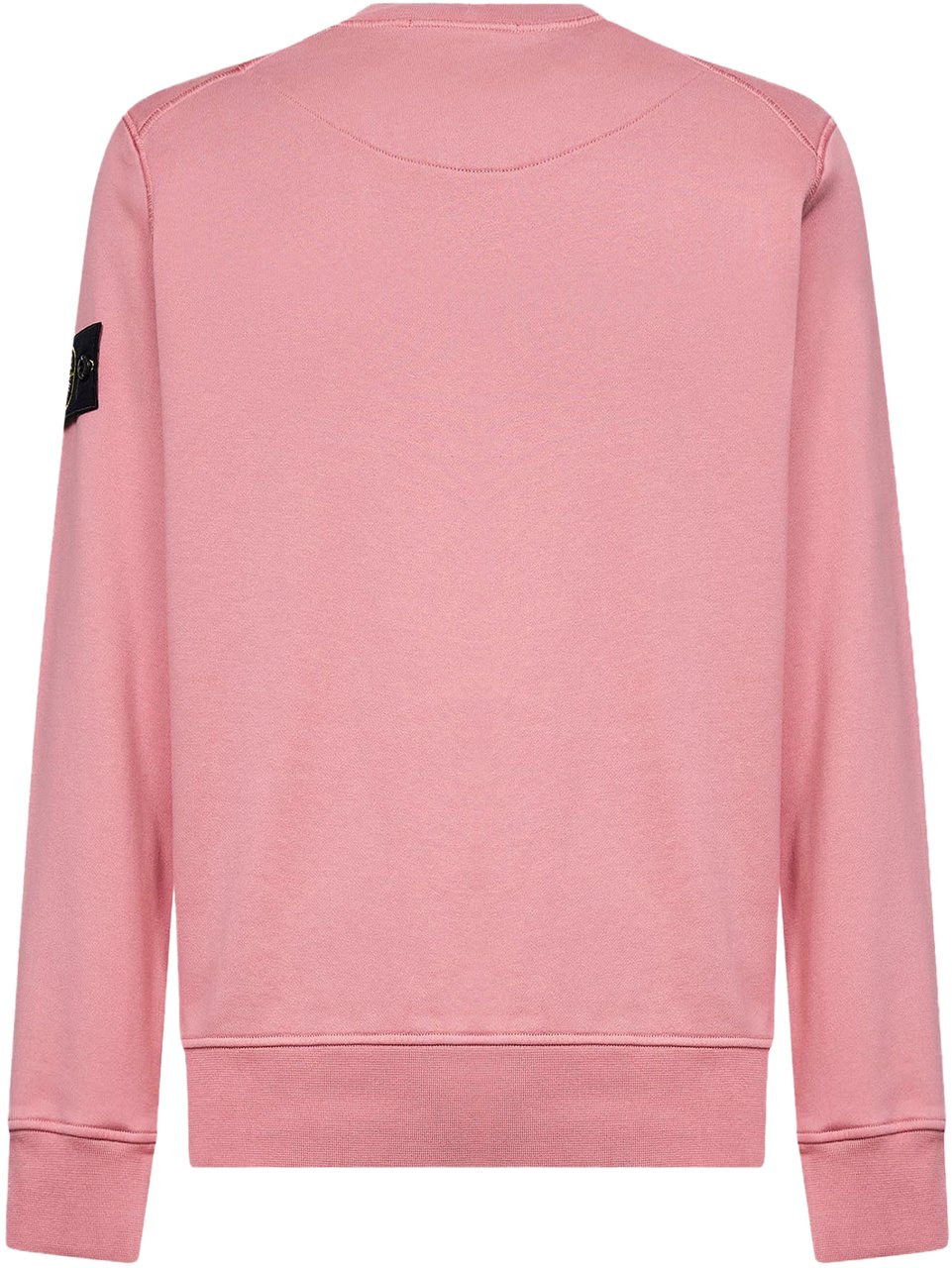 Stone Island Biologisch katoenen fleece sweatshirt Oleander Roze