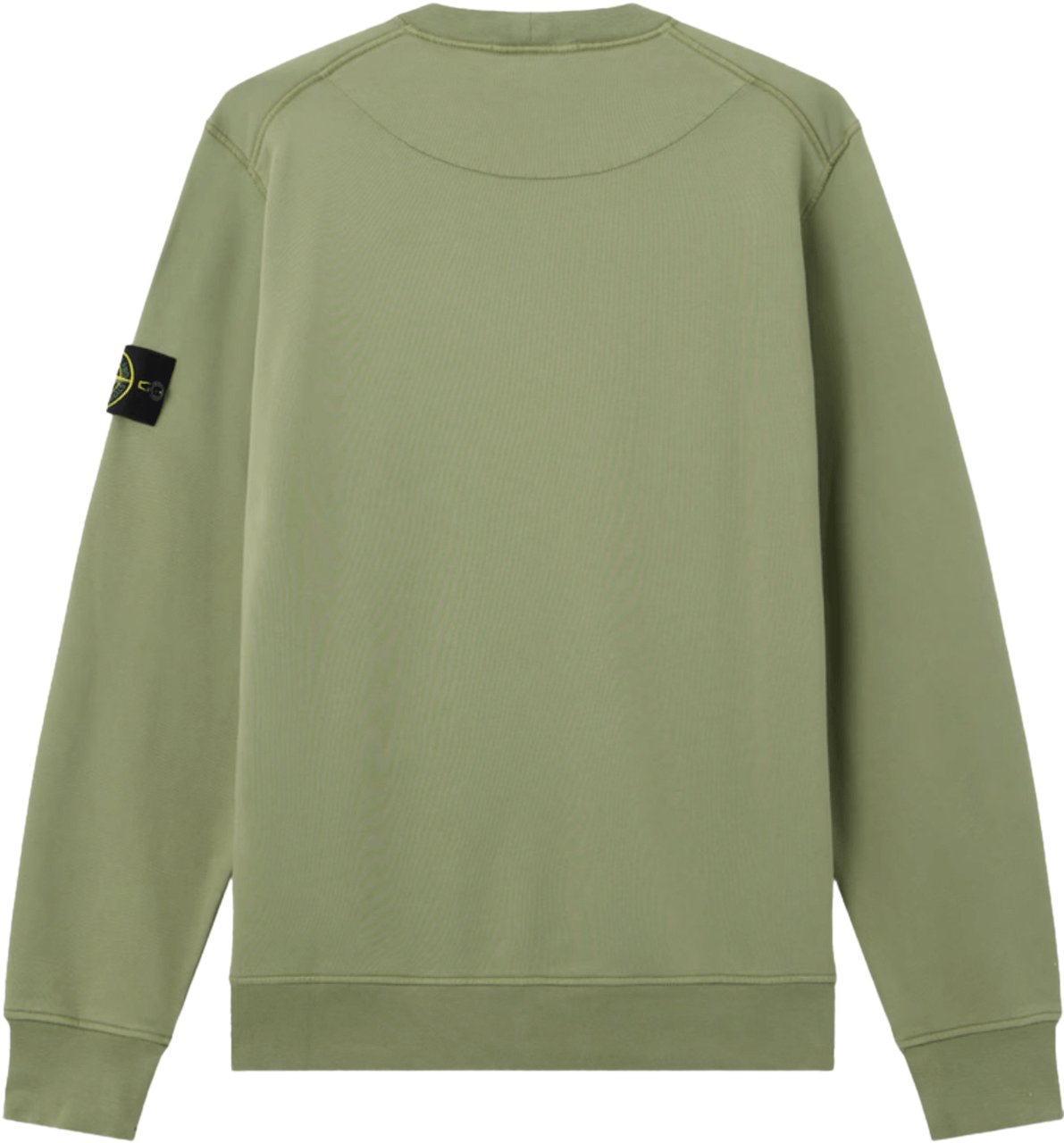 Stone Island ORGANIC COTTON FLEECE SWEATSHIRT GREEN Groen