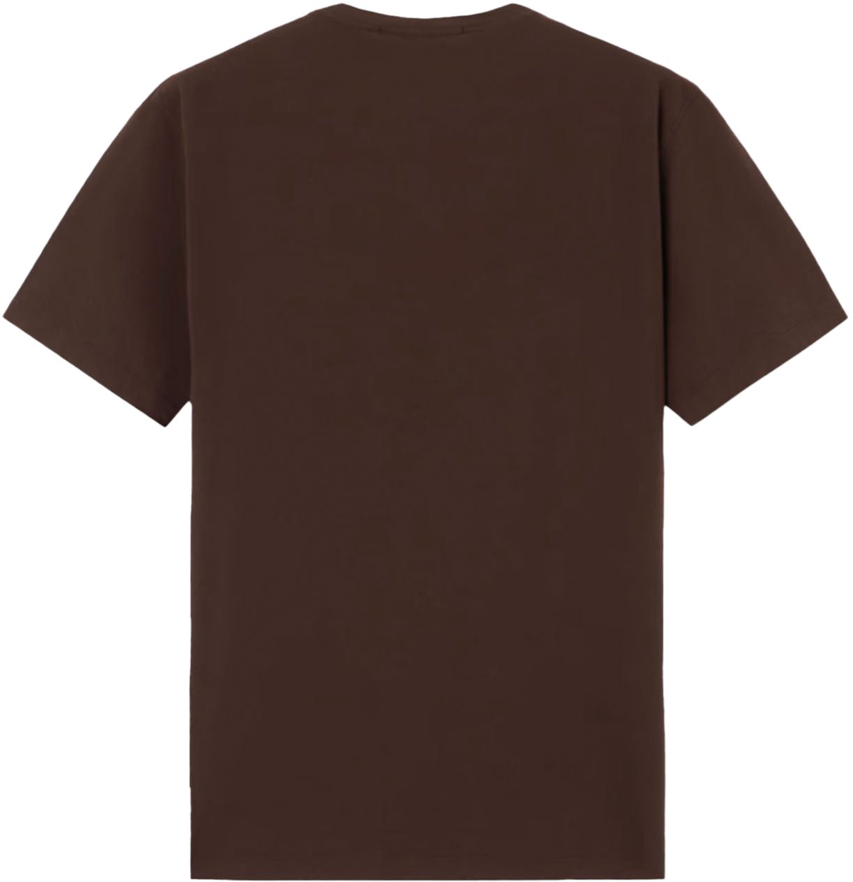 Stone Island ORGANIC COTTON JERSEY CREPE SS T-SHIRT DARK BROWN Bruin