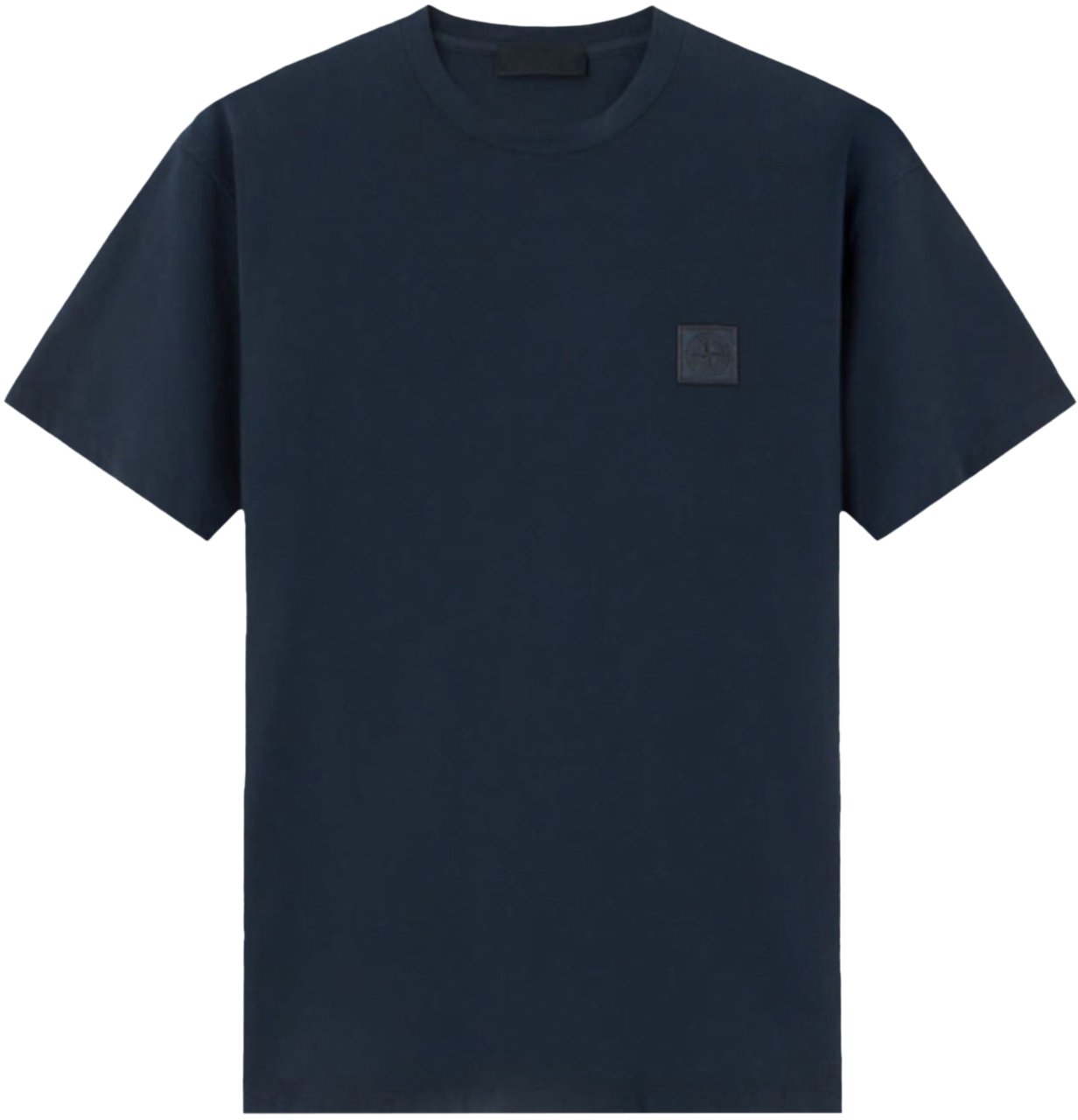 Stone Island ORGANIC COTTON JERSEY CREPE SS T-SHIRT NAVY BLUE Blauw