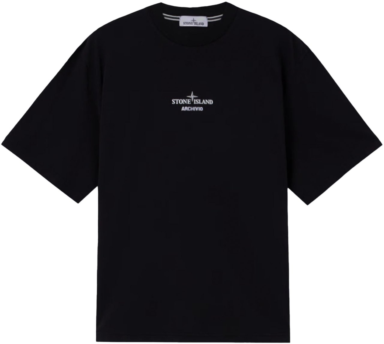 Stone Island ORGANIC COTTON JERSEY SS T-SHIRT BLACK Zwart