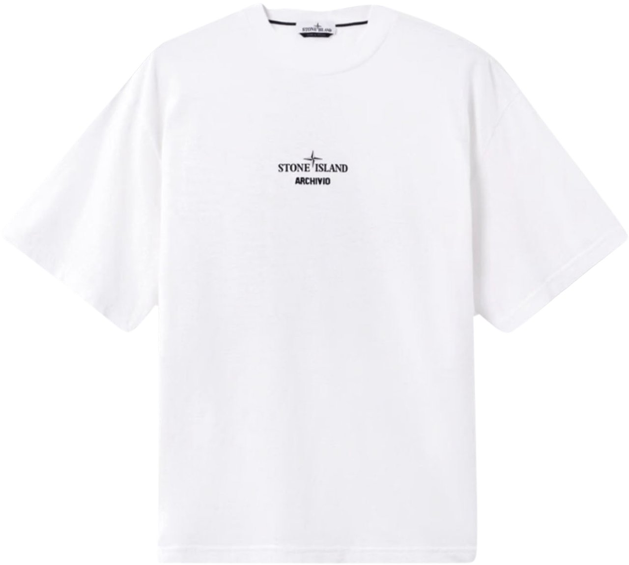 Stone Island ORGANIC COTTON JERSEY SS T-SHIRT WHITE Wit