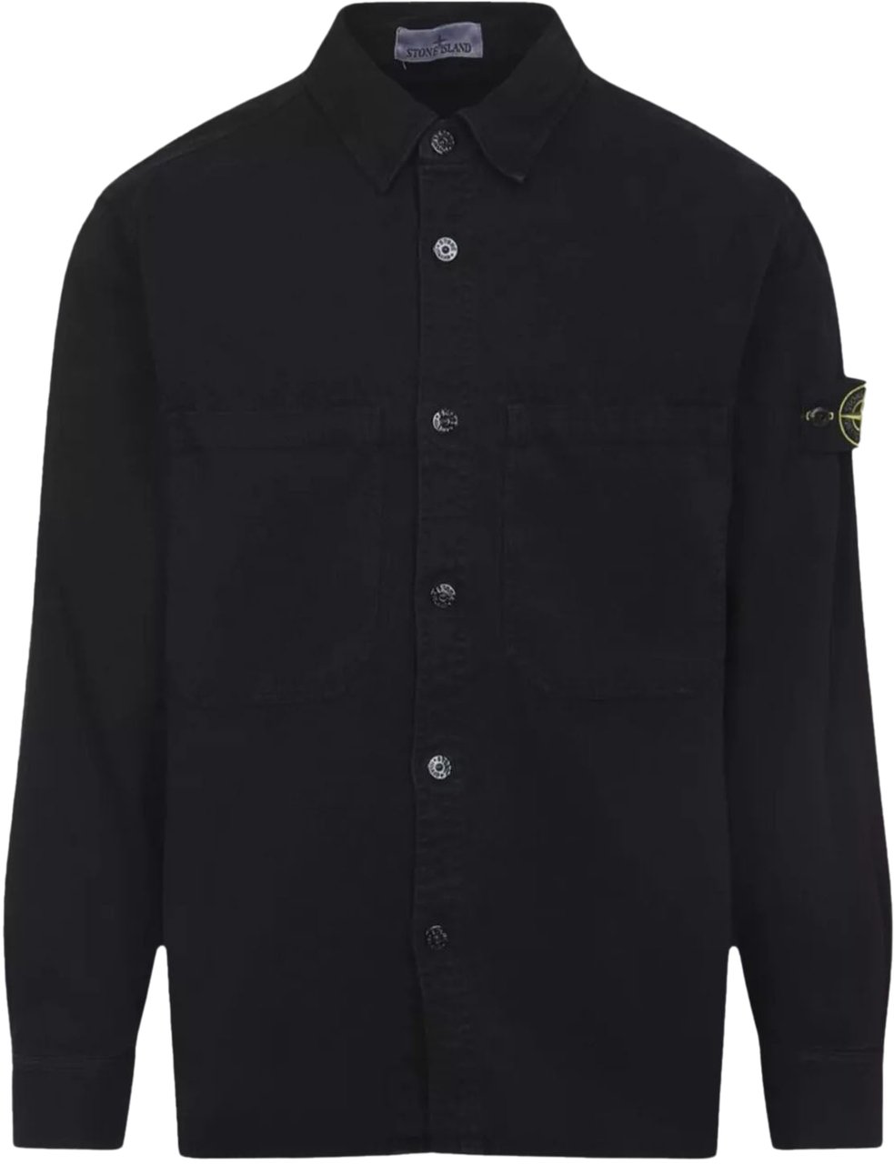 Stone Island ORGANIC PANAMA COTTON SHIRTS BLACK Zwart