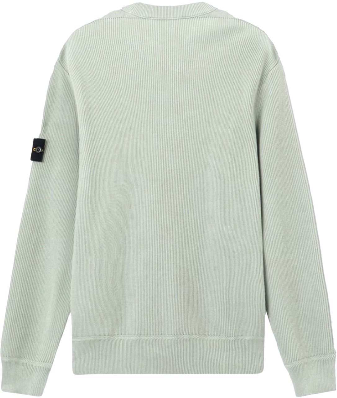 Stone Island RIBBED SOFT ORGANIC COTTON CREW NECK SAGE Divers