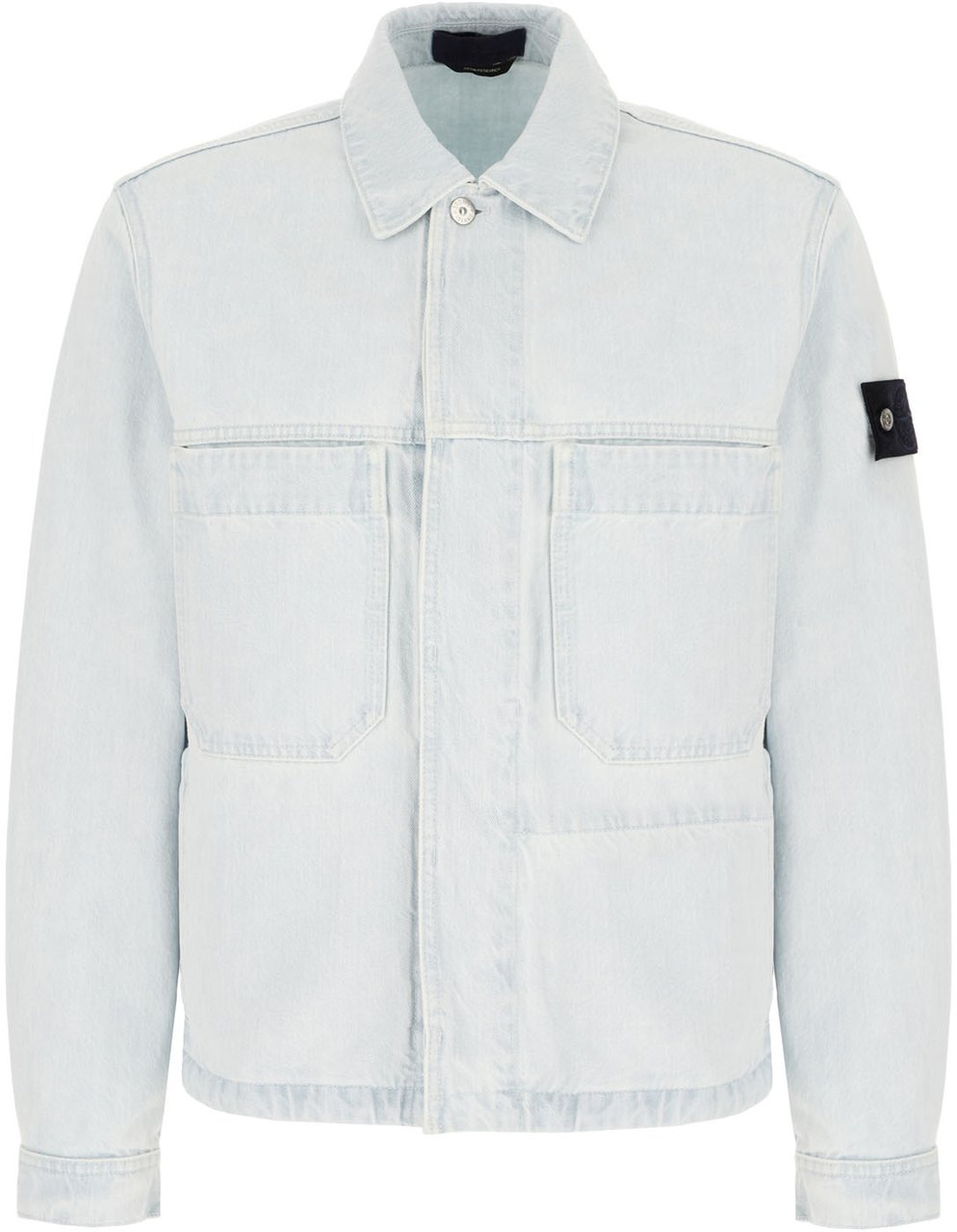 Stone Island Stone Island Denim jacket Lichtblauw
