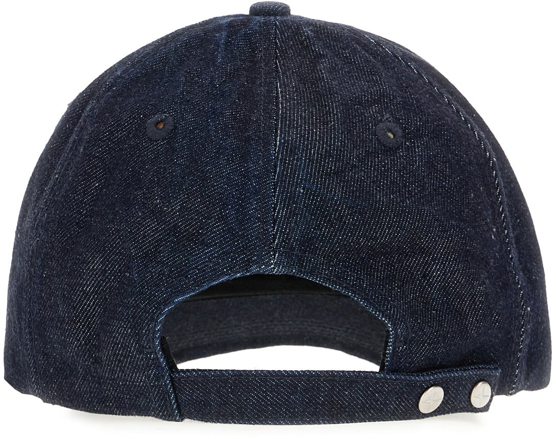 Stone Island Stone Island Denim baseball cap Blauw