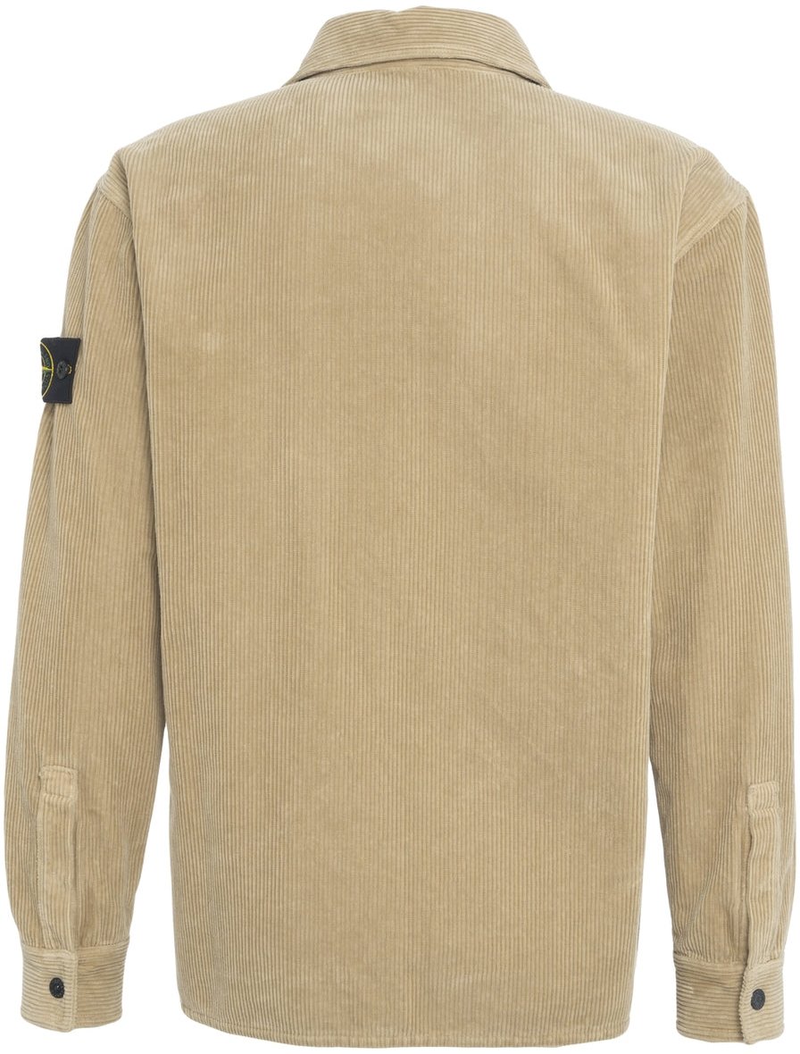 Stone Island Corduroy Overshirt Beige