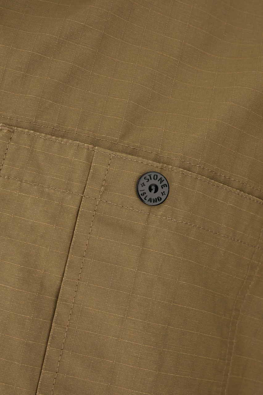 Stone Island Stone Island Olive green cotton jacket Blauw