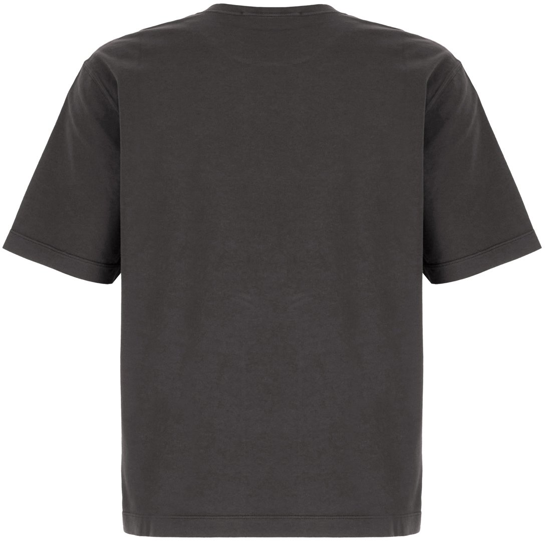 Stone Island Slate cotton t-shirt Zwart