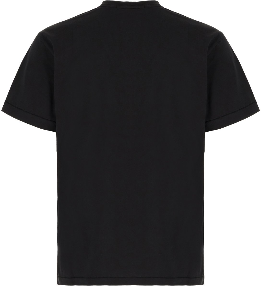 Stone Island Stone Island Black cotton t-shirt Zwart