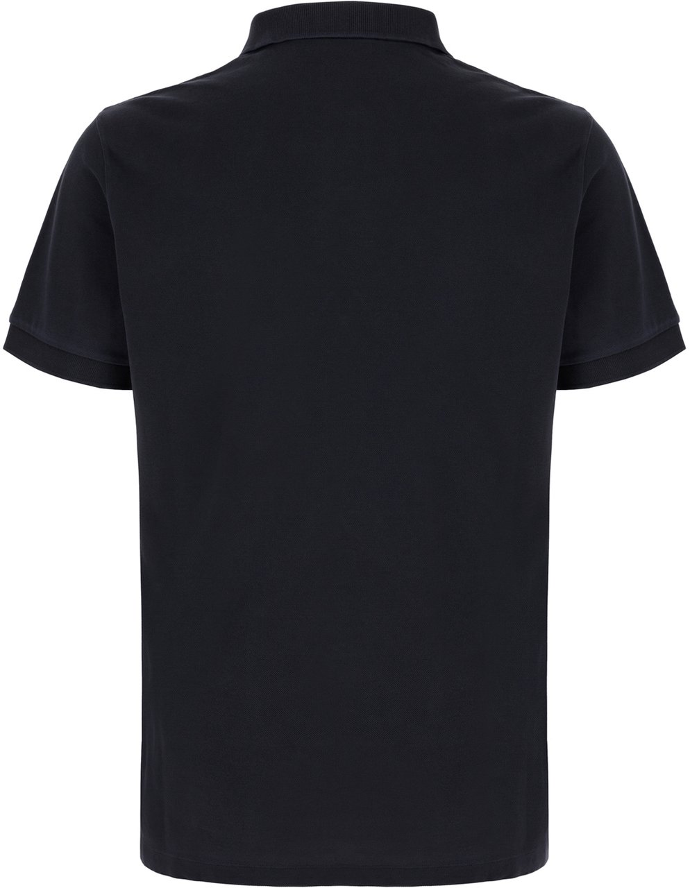 Stone Island Stone Island Midnight blue piquet polo shirt Zwart