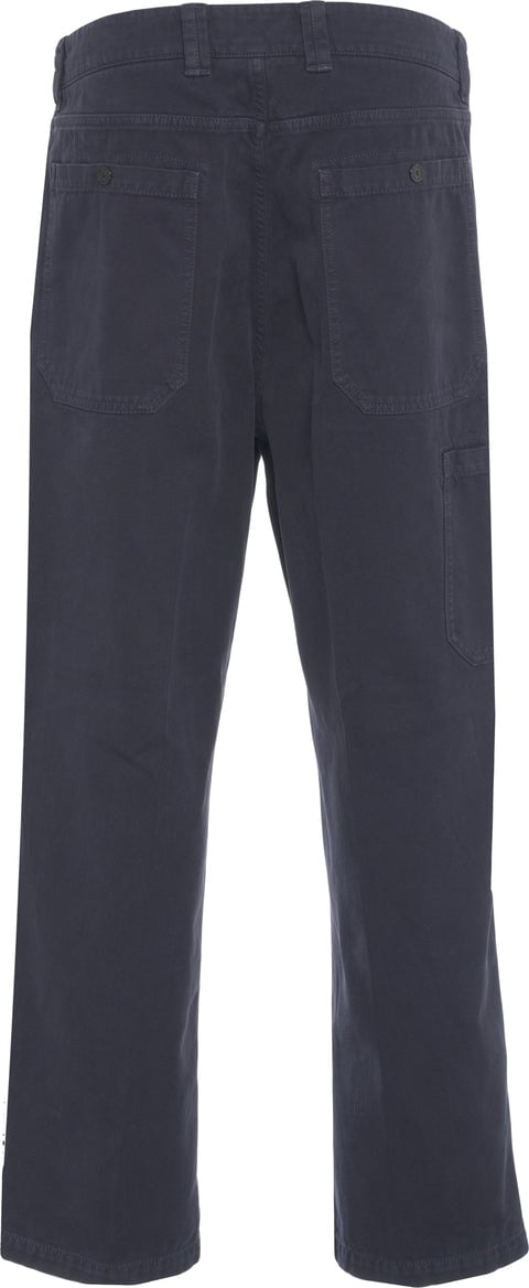 Stone Island Pants with logo pants Blauw