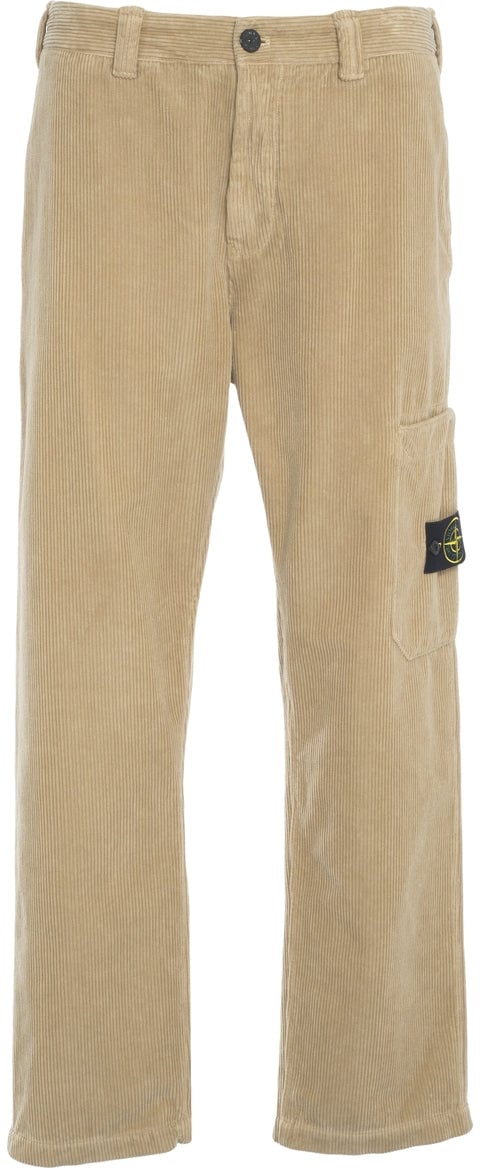 Stone Island Corduroy pants Beige