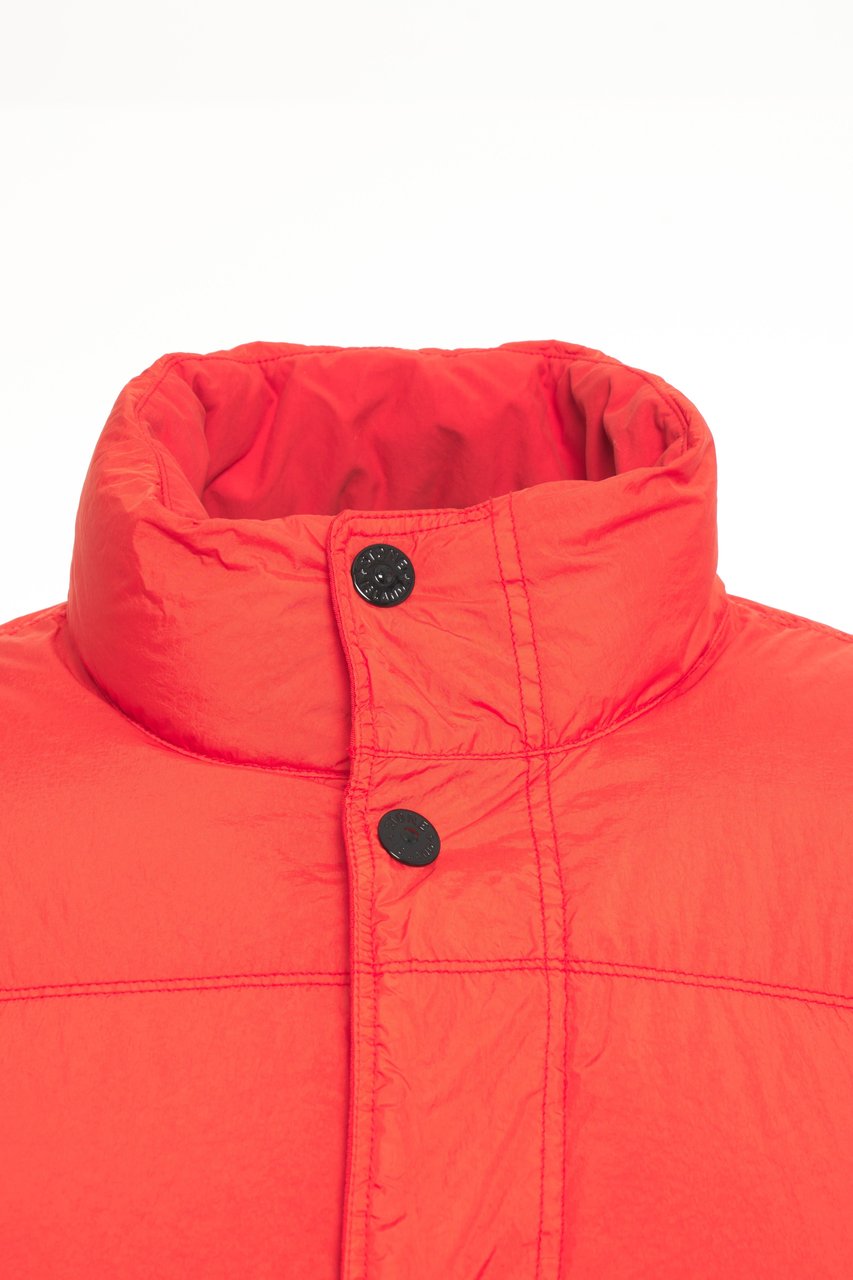 Stone Island Quilted down jacket Oranje