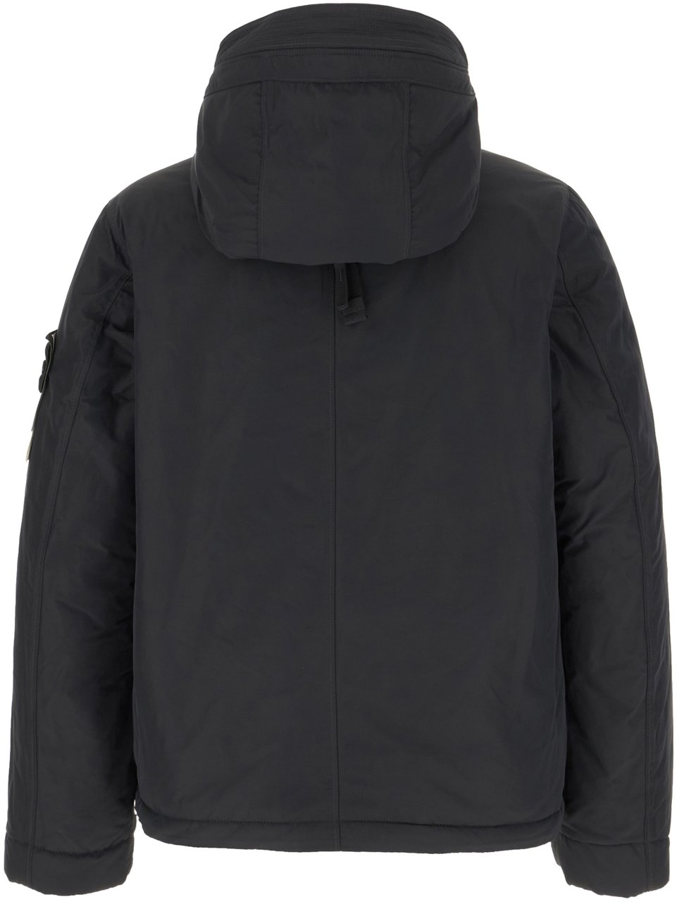 Stone Island Black polyester blend padded jacket Zwart