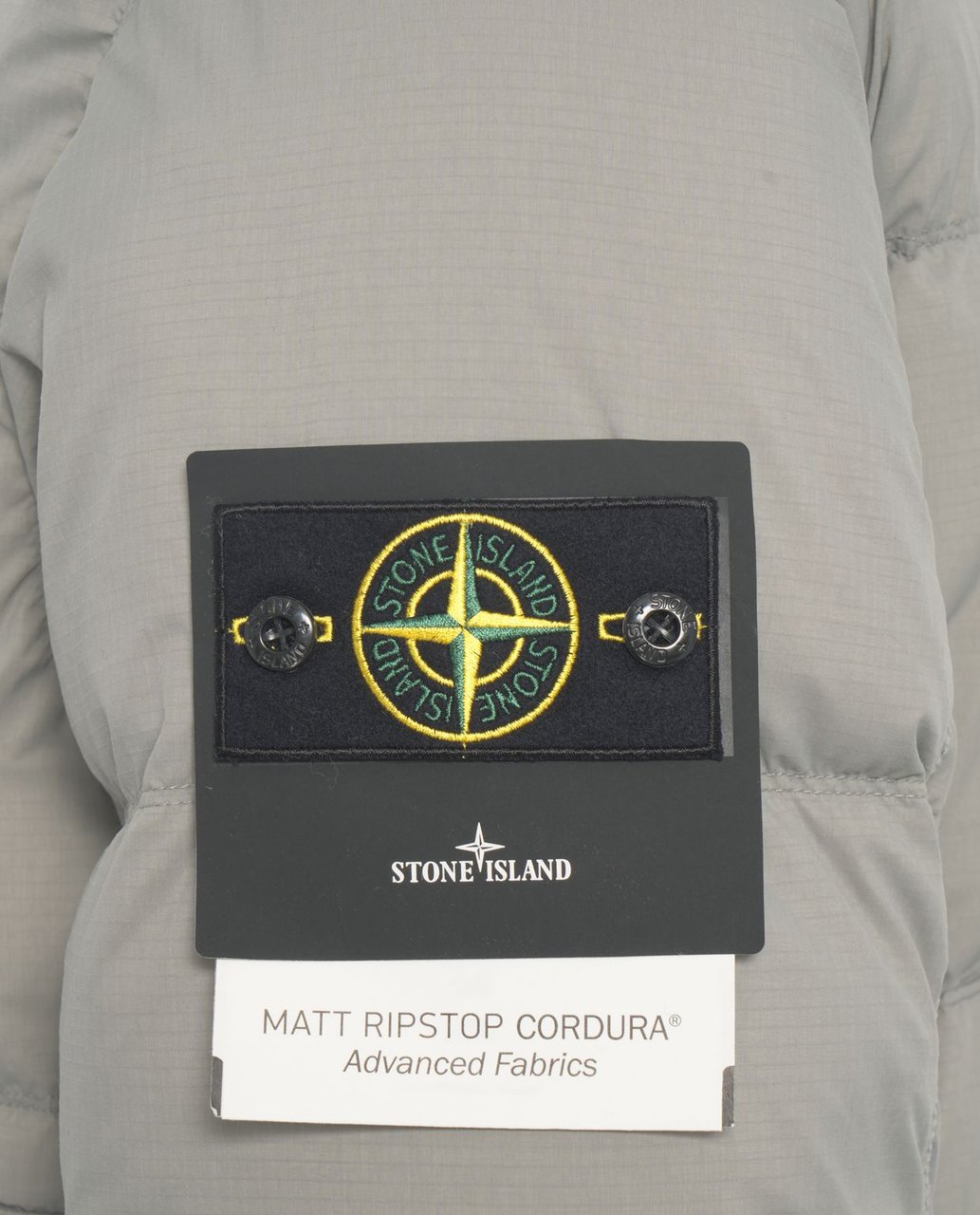 Stone Island Hooded down jacket Beige