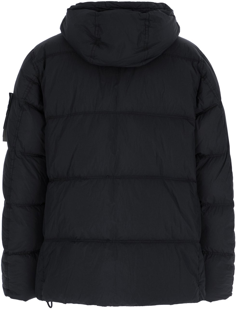 Stone Island Black nylon padded jacket Zwart