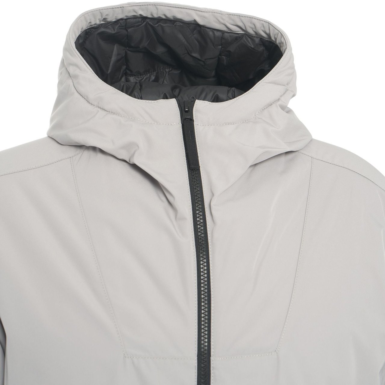 Stone Island Padded jacket with hood Beige