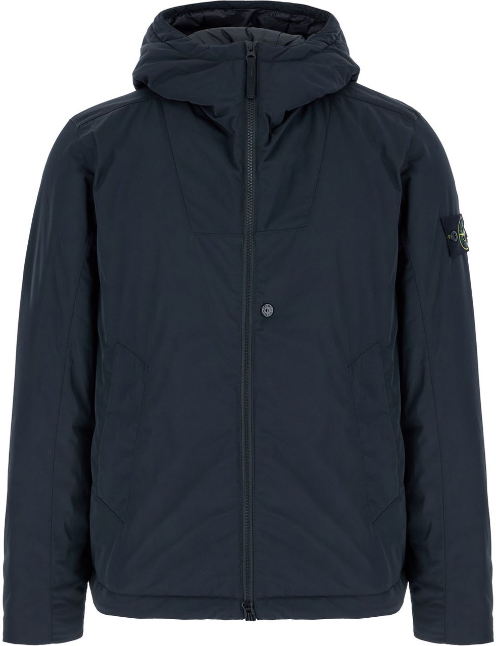 Stone Island Stone Island Midnight blue polyester padded jacket Blauw