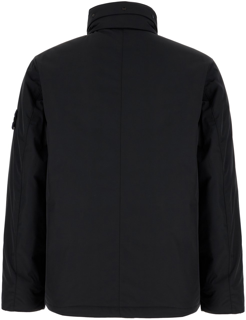 Stone Island Stone Island Black polyester padded jacket Zwart