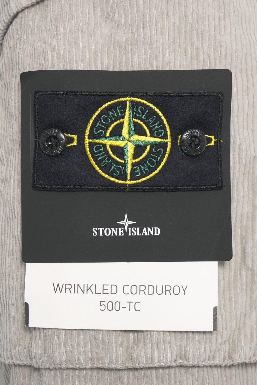 Stone Island Giacca in velluto a coste Grijs