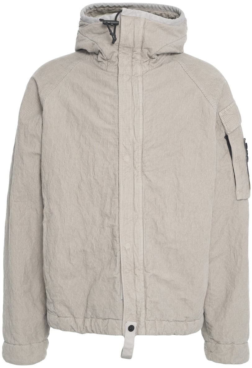 Stone Island Giacca in velluto a coste Grijs