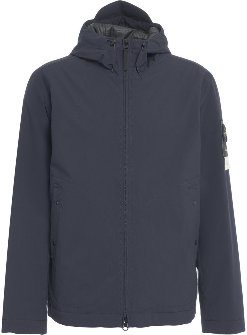 Stone Island Technical jacket with hood Blauw