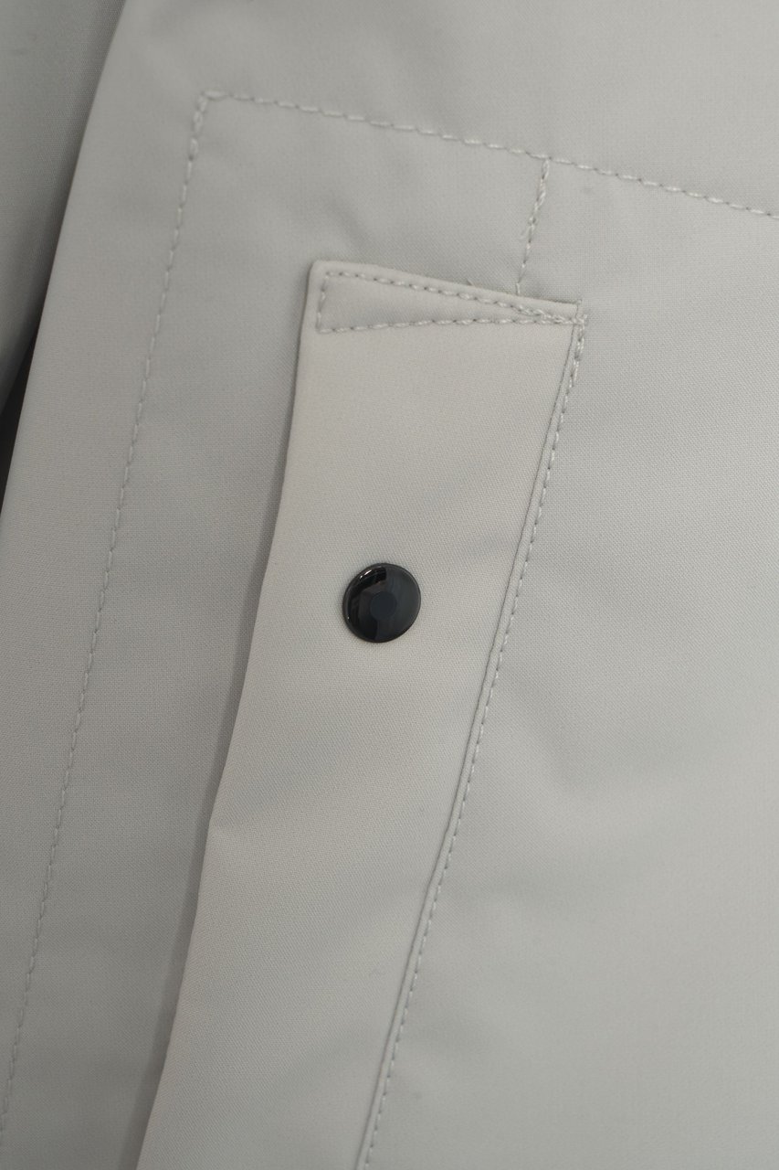 Stone Island Technical jacket with hood Beige