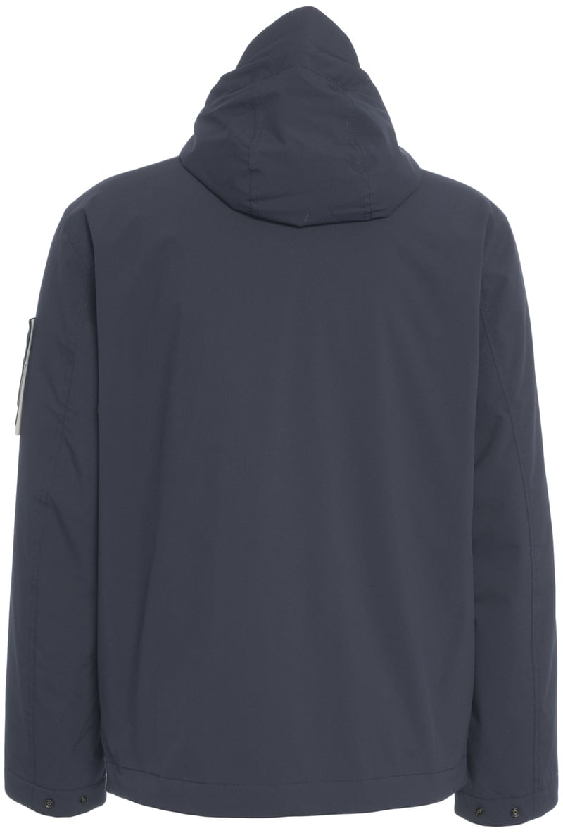 Stone Island Giacca tecnica con cappuccio Blauw
