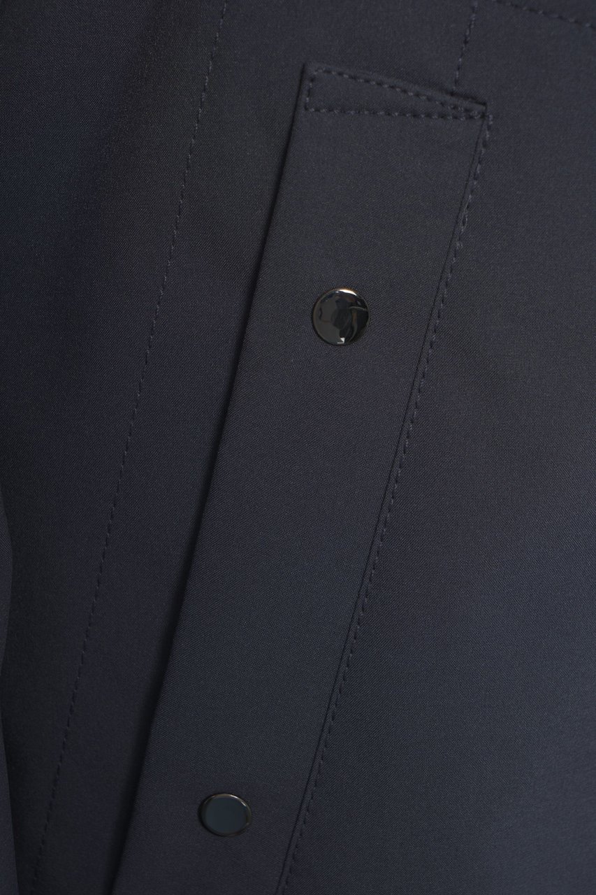 Stone Island Giacca tecnica con cappuccio Blauw