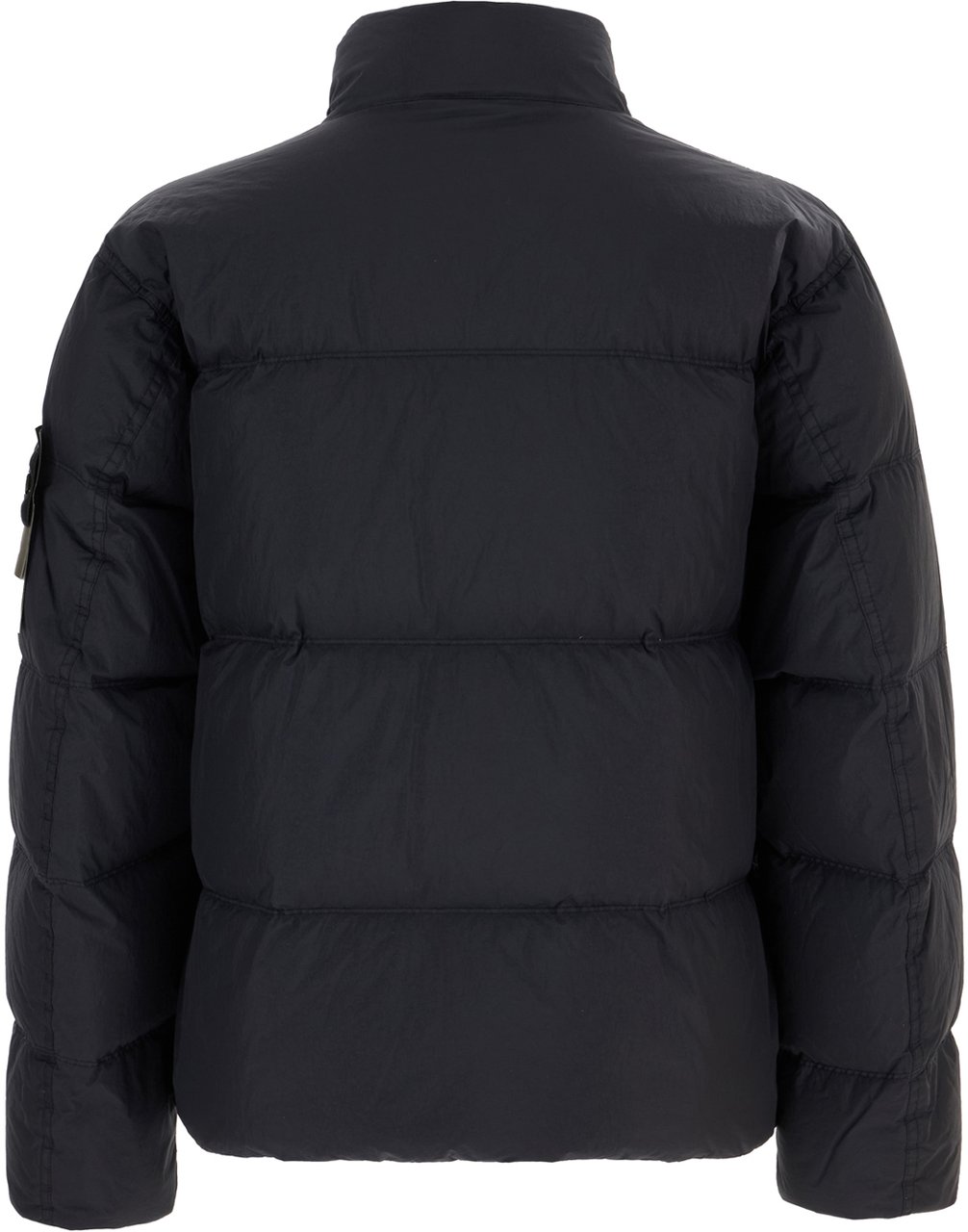 Stone Island Midnight blue nylon down jacket Blauw