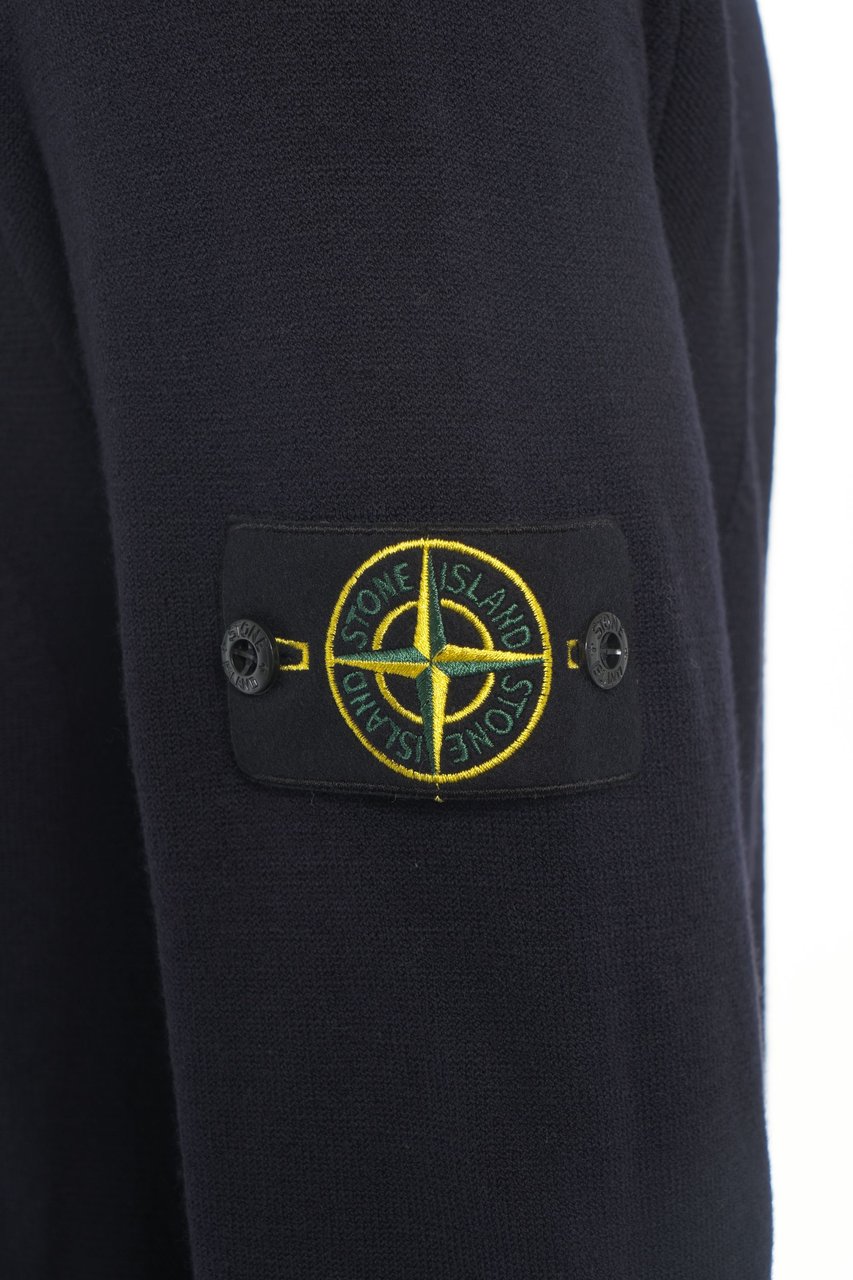 Stone Island Maglione con logo Blauw