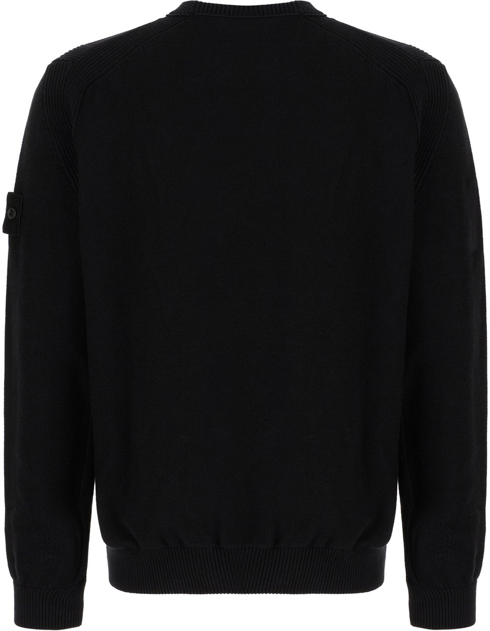 Stone Island Stone Island Black cotton blend sweater Zwart