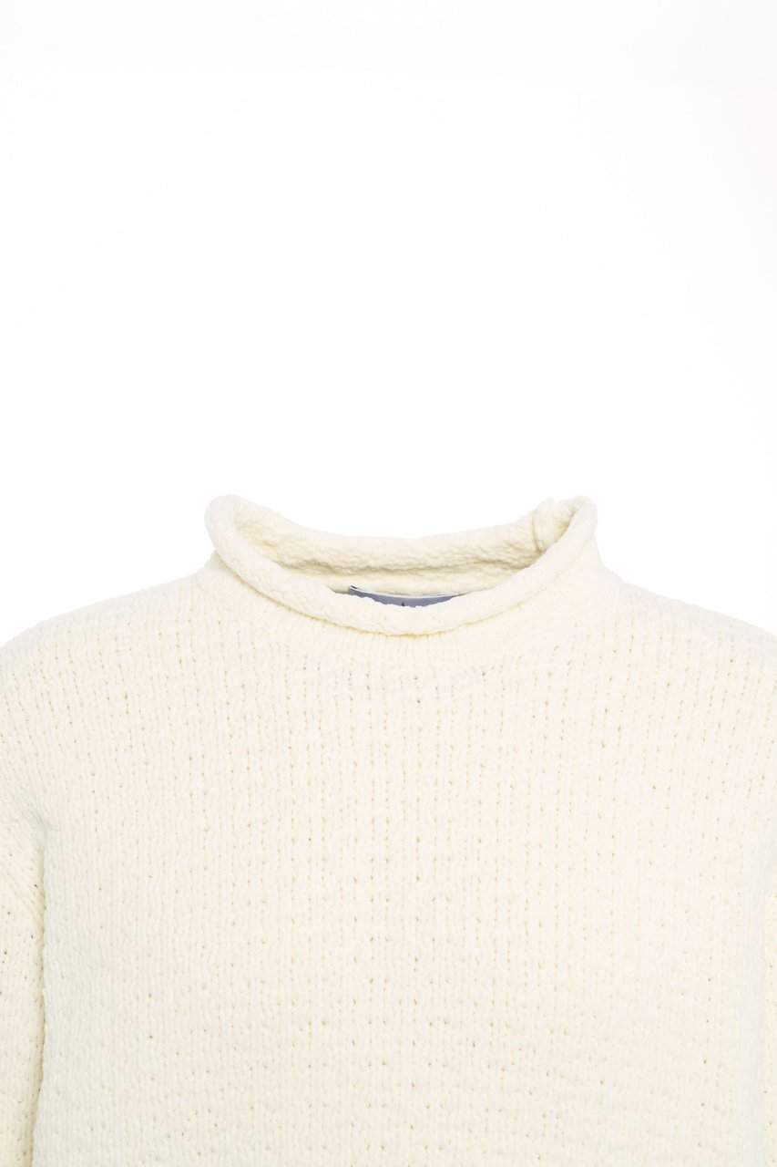 Stone Island Sweater with logo detail Wit