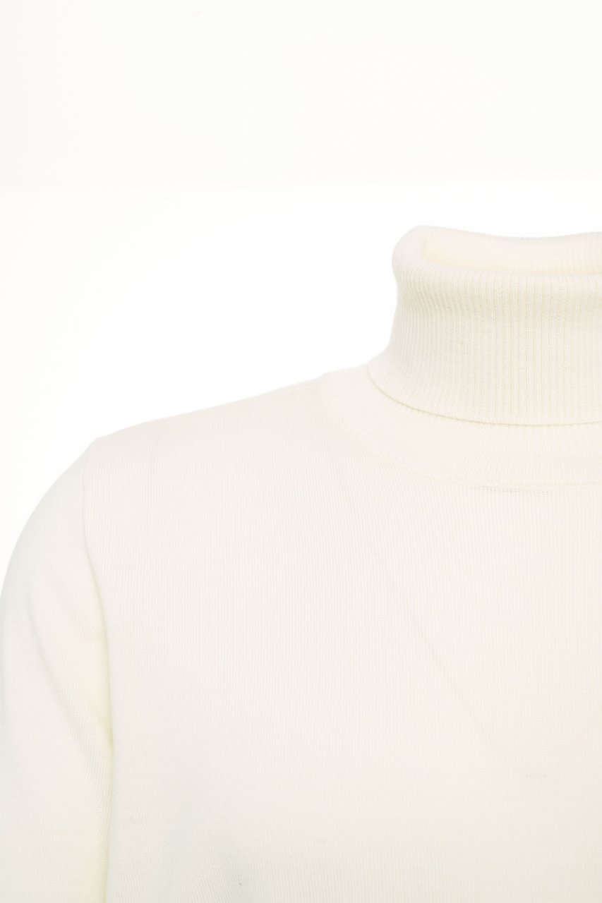 Stone Island Dolcevita con dettaglio logo Wit