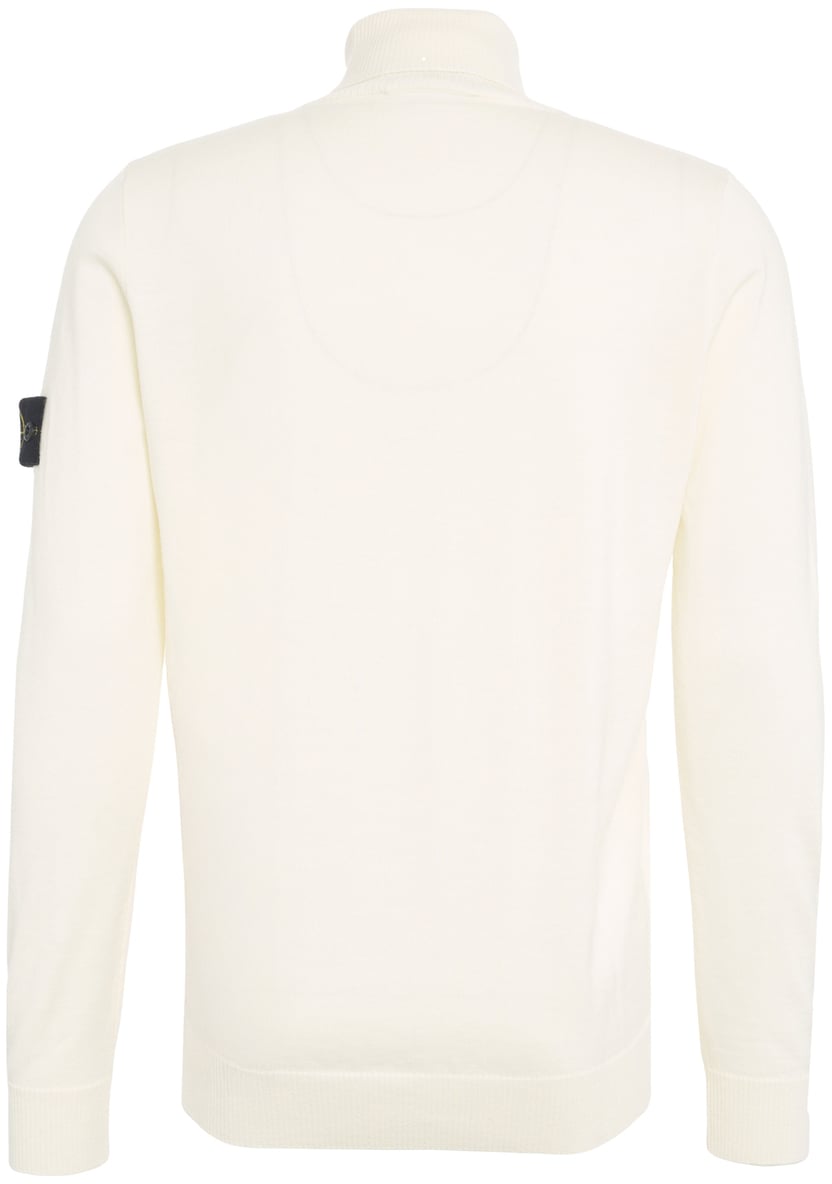 Stone Island Dolcevita con dettaglio logo Wit